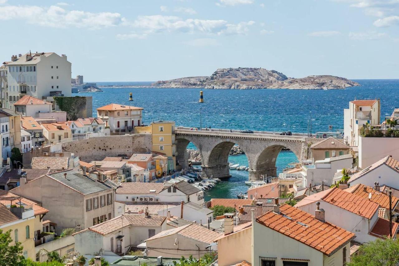 T2 Superbe Vue Mer Et Vallon Des Auffes Marsiglia Esterno foto